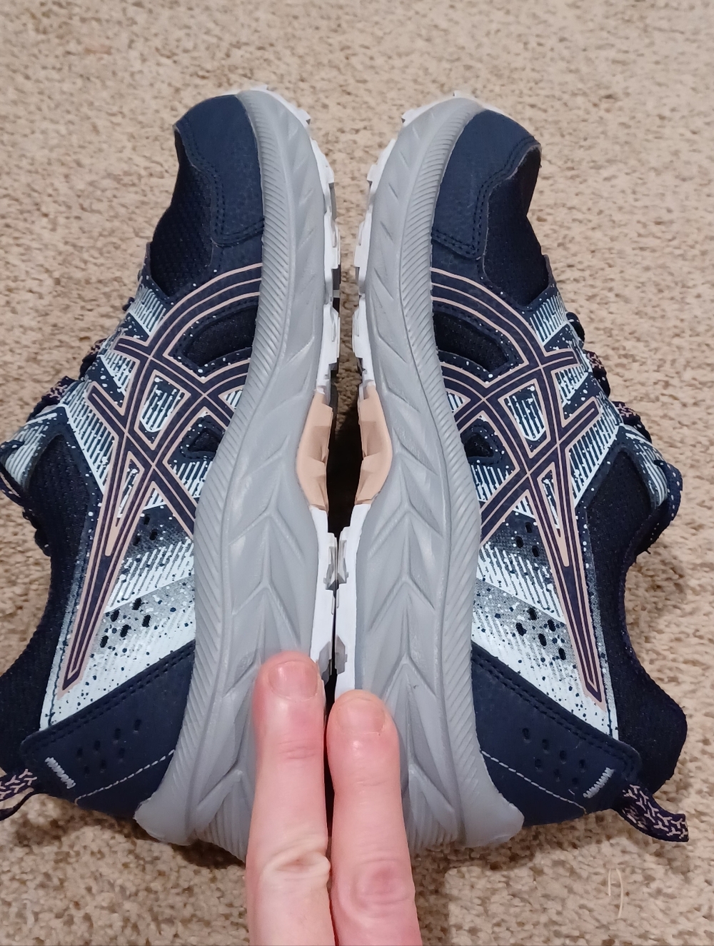 ASICS Gel-Venture 9 Women's Trail Running Shoe In Midnight/Fawn Size 7.5 - Picture 5 of 9